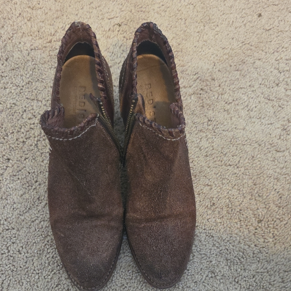 Pedro Garcia Chocolate Suede Ankle Booties